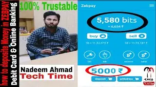 Deposite Money in Zebpay & Buy Bitcoin by DEBIT/CREDIT CARD + Online Banking ( BEST INVESTMENT )