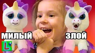 FEITSY PETS МЯГКАЯ ИГРУШКА ЕДИНОРОГ С ЗУБАМИ ЗЛАЯ ИГРУШКА РАСПАКОВКА ОБЗОР LISKA SHOW
