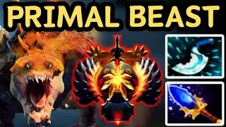 🔥 CHARGE. GRAB. SLAM. — PRIMAL BEAST MID GOES WILD 😂 | DOTA 2 🔥