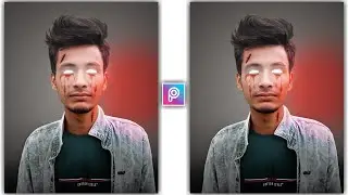 Devil Neon Eyes Glowing Photo Editing Tutorial In Picsart | Neon Eyes Glowing Photo Editing 2022