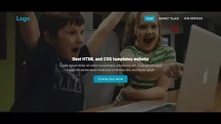 How To Build Responsive Landing Page Design - With  HTML & CSS