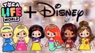 Принцессы Disney в игре Toca Life World // Новый Челендж Toca Life World // 👑💓 ~ Niks Toca