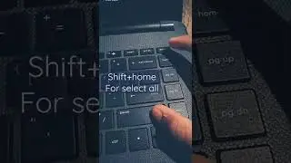 short cut key for select all in laptop or computer