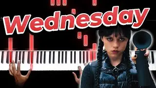 How to play Wednesday Season 2 Main Theme on Piano!