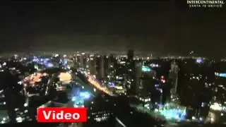 Deprem sırasında trafolar böyle patladı