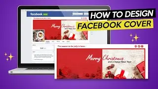 How to design a Facebook Cover Christmas Photoshop Tutorial