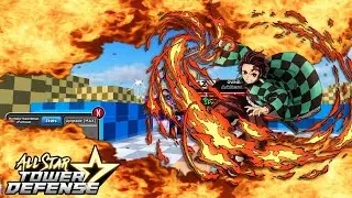 6 Star Humble-Swordman (Furious)  [Tanjiro (Injure)] Showcase | All Star Tower Defense