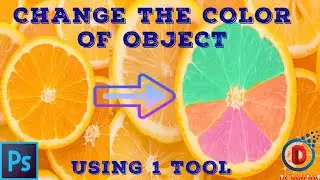 REPLACE COLOR OF ANYTHING USING ONLY ONE TOOL IN ADOBE PHOTOSHOP!! #color #repplacement  #graphic