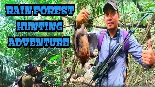 FOREST HUNTING ADVENTURE USING AIR RIFLE GUN, TATLONG LIGAW NA MANOK, JUNGLE FOWL, HULI