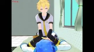 (mmd) no te hagas el tonto onii chan kaito y len