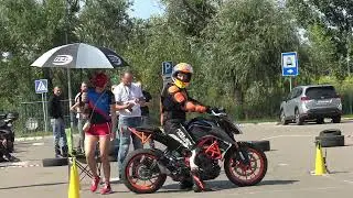 #motogymkhana #ukraine Лимар Юрій , Спроба 1, KTM Duke 390, MGKC 2024, S-III