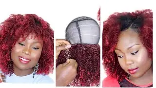 DIY - FULL SEW IN BOHEMIAN AFRO KINKY LEAVE OUT WIG USING NOBLE GOLD