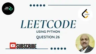 LEETCODE Q.26 Removing duplicate items from a sorted array | Python