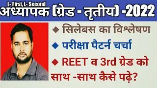 Reet new syllabus 2022 | reet 2nd paper syllabus/reet syllabus 1st level syllabus ||