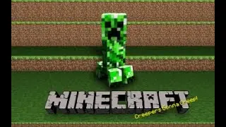 We built a creeper statue in Minecraft