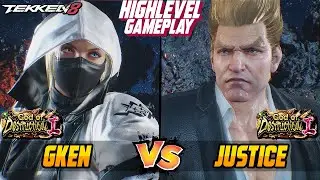 Tekken 8 – GKEN (LIDIA) vs JUSTICE (PAUL) – T8 High Level Gameplay!