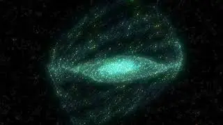 3D galaxy v2 made on houdini
