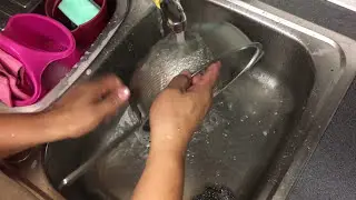 ASMR:  #Water sounds / #hand washing  dishes