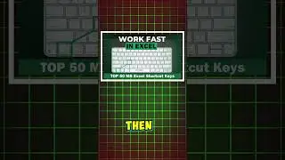 Top 50 Excel Shortcut keys #excelshortcuts #exceltips #exceltricks #excelshorts