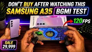 Samsung A35 Bgmi Test 😱 with fps meter 😍 Buy or Not PUBGM