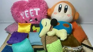 ASMR no talking: Mini Mic 🎤 Textured Fabric & Plush Sounds