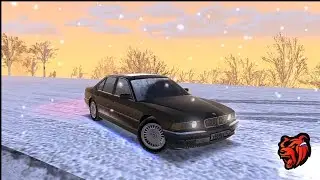 ЗИМНИЙ ДРИФТ НА BMW E38 в BLACK RUSSIA