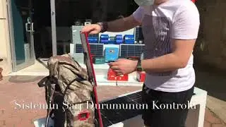 Güneş Enerjili Sırt Çantası | Solar Powered Backpack