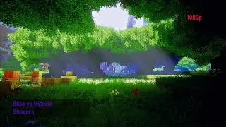 Minecraft Shaders Bliss vs Hysteria @realistic graphics