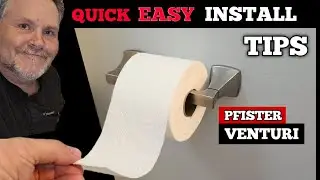 EASIEST TOILET PAPER HOLDER INSTALL EVER!
