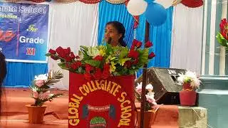 Class 11 students Simran Dhakal speech @ Welcome programme
