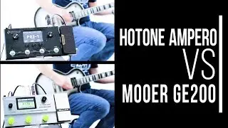 Hotone Ampero vs Mooer GE200 (Mesa Rectifier, Friedman, Fender Twin, Soldano SLO Models) | Metal