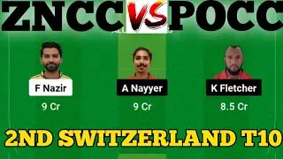 ZNCC vs POCC || POCC vs ZNCC Prediction || ZNCC VS POCC 2ND ECS SWITZERLAND T10