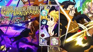 LMAOO OMG THIS TEAM IS TOXIC!! OG DEMON KING + NEMESIS MELIODAS DAMAGE CAP COMBO! [7DS: Grand Cross]