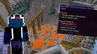 FIRST LOOK at Hypixel Skyblock:  The Crystal Hollows - 20 Minutes of Gameplay in Skyblock 0.12