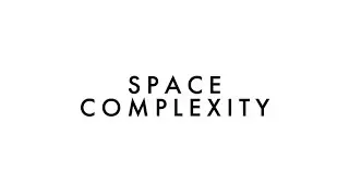 Space complexity of a program | Big oh notation.