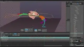 I re-animated a scene from Pinterest ( Spine 2D Animation )