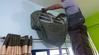 air conditioner jet spray cleaning at home | Ac clean