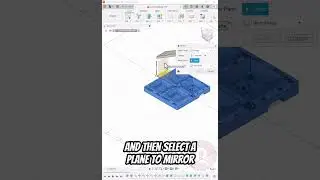 Fusion 360: Mirror 3D #3dprinting #fusion360tutorial #fusion360