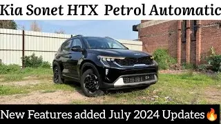 July 2024 Kia Sonet Htx Petrol Automatic 🔥🔥🔥Best Petrol Automatic Car in Segment😱😱