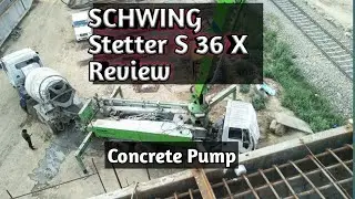Boom Placer Concrete Pump l Schwing Stetter S 36 X Truck Mounted Concrete Pump