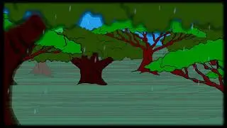 Stickman im Regen - Blender 2.8 Grease Pencil Animation