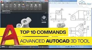 TOP 10 AutoCAD 3D Tools Commands Explained - Most Useful Commands | Learn AutoCAD 3D