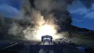 SLS SRB FSB-2 full-scale hot fire test