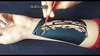 Stencil से Tattoo बनाए 2 Minute में || Instant mehndi ||