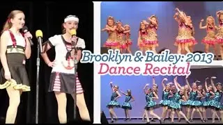 2013 Dance Recital | Brooklyn and Bailey