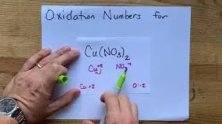 Oxidation Numbers for Cu(NO3)2 [copper (II) nitrate]