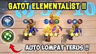 GATOT ELEMENTALIST ASTRO !! AUTO LOMPAT TERUS !! COMBO MAGIC CHESS TERKUAT 2024
