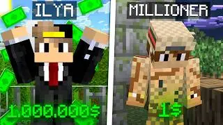 🤯ILYA VA ALVIN MILLIONER BILAN NEGA GAROV O'YNADI ? MINECRAFT UZBEK TILIDA