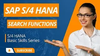 SAP S/4 HANA Basic Skills Series - Navigation - Searching the Menu Tree 🌲