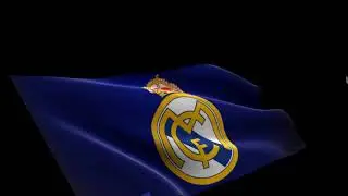 Real Madrid flag (3d animated)